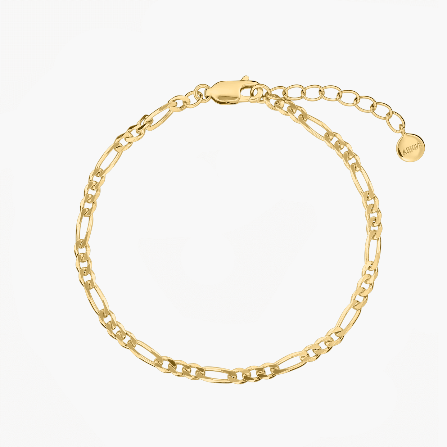 Bracciale in argento Golden Figaro - Indira