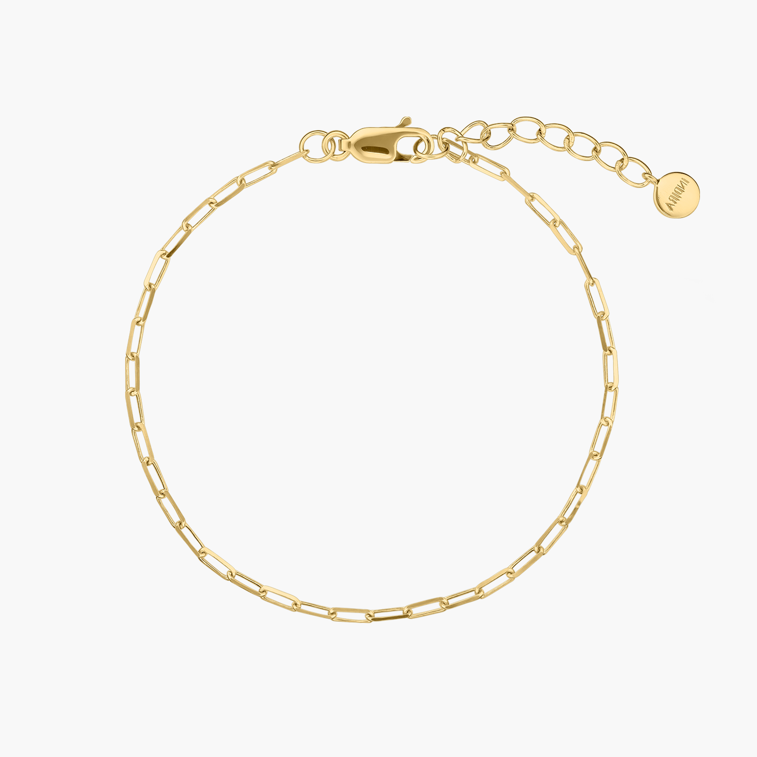 Bracciale in argento Golden Paperclip - Indira