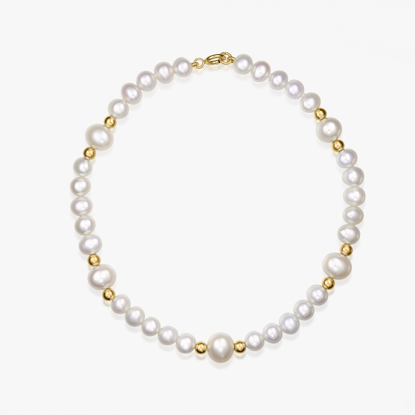 Bracciale in oro Meghan - Perle Naturali - Indira