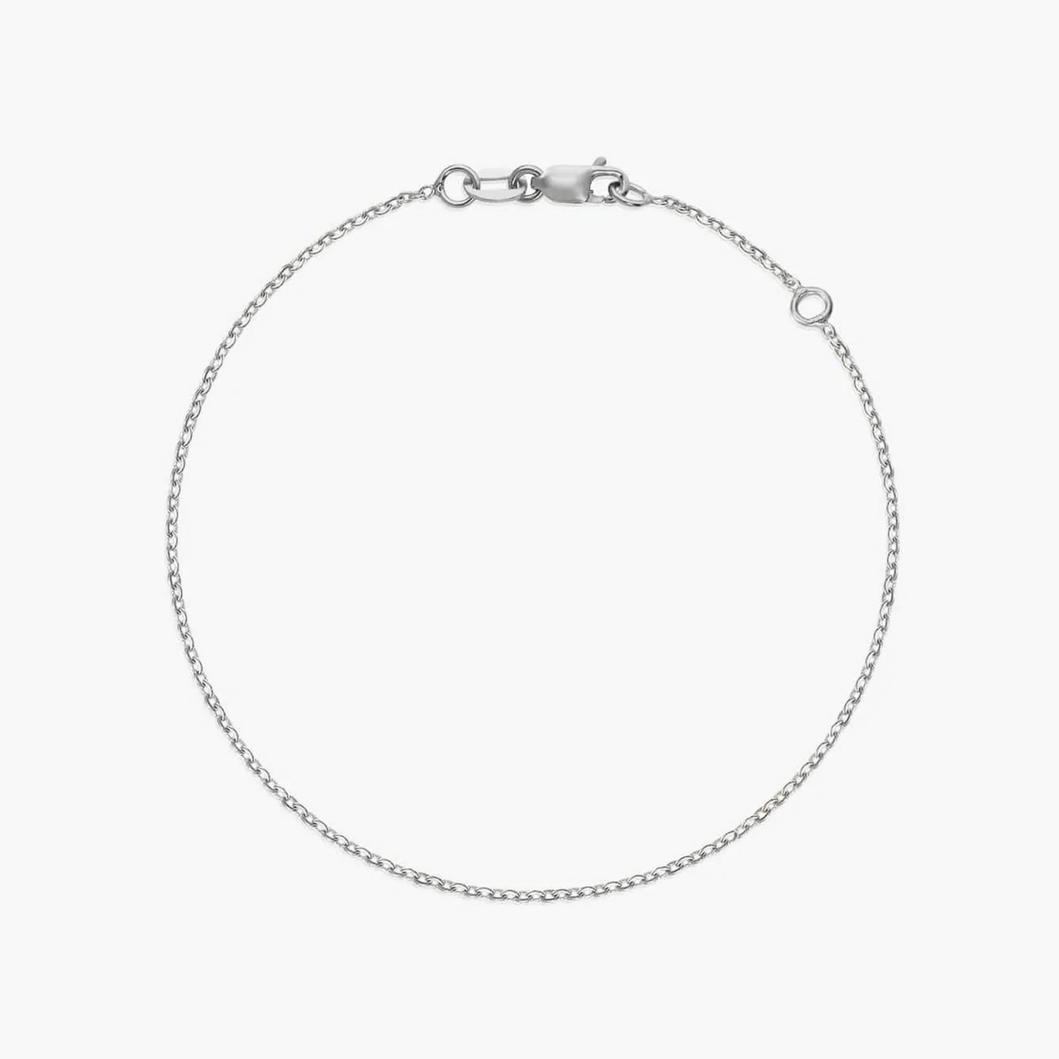 Bracciale in oro bianco Simple Chain - Indira