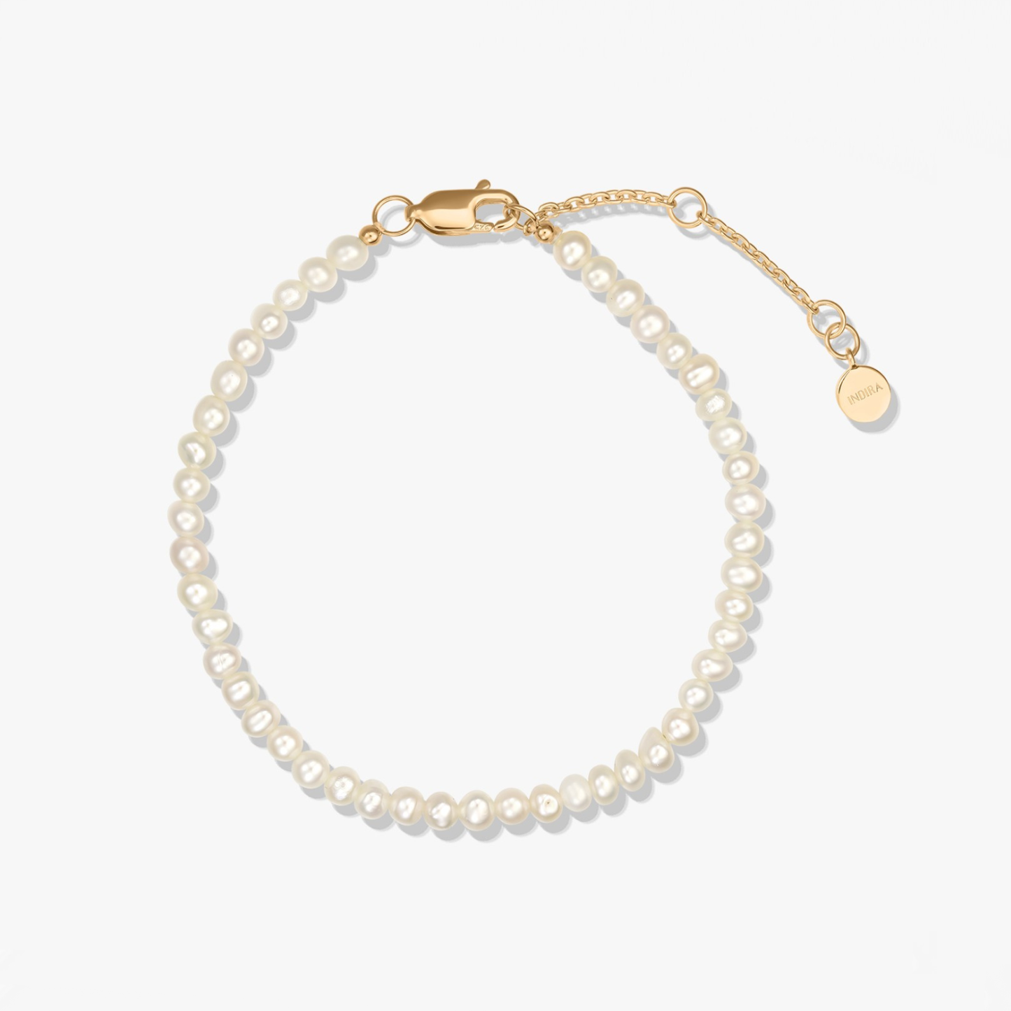 Bracciale in Argento Golden Finesse - Perle Naturali