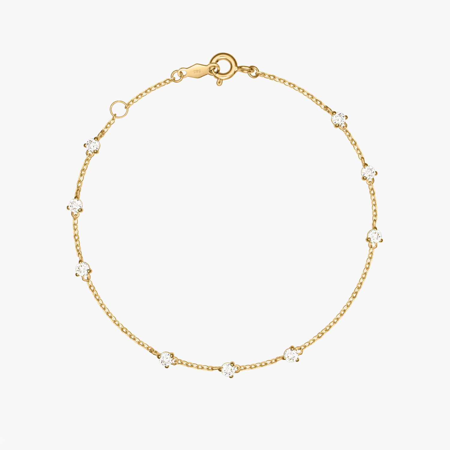 Bracciale in oro Starburst - Zirconia - Indira