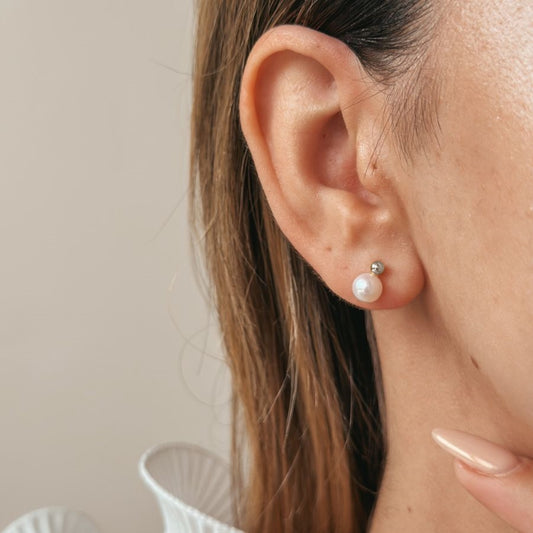 Orecchini in argento Avery - Perla Naturale - Indira