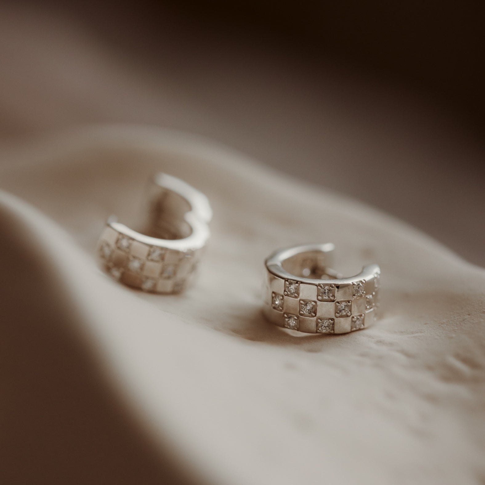 Orecchini in argento Circle - Zirconio - Indira