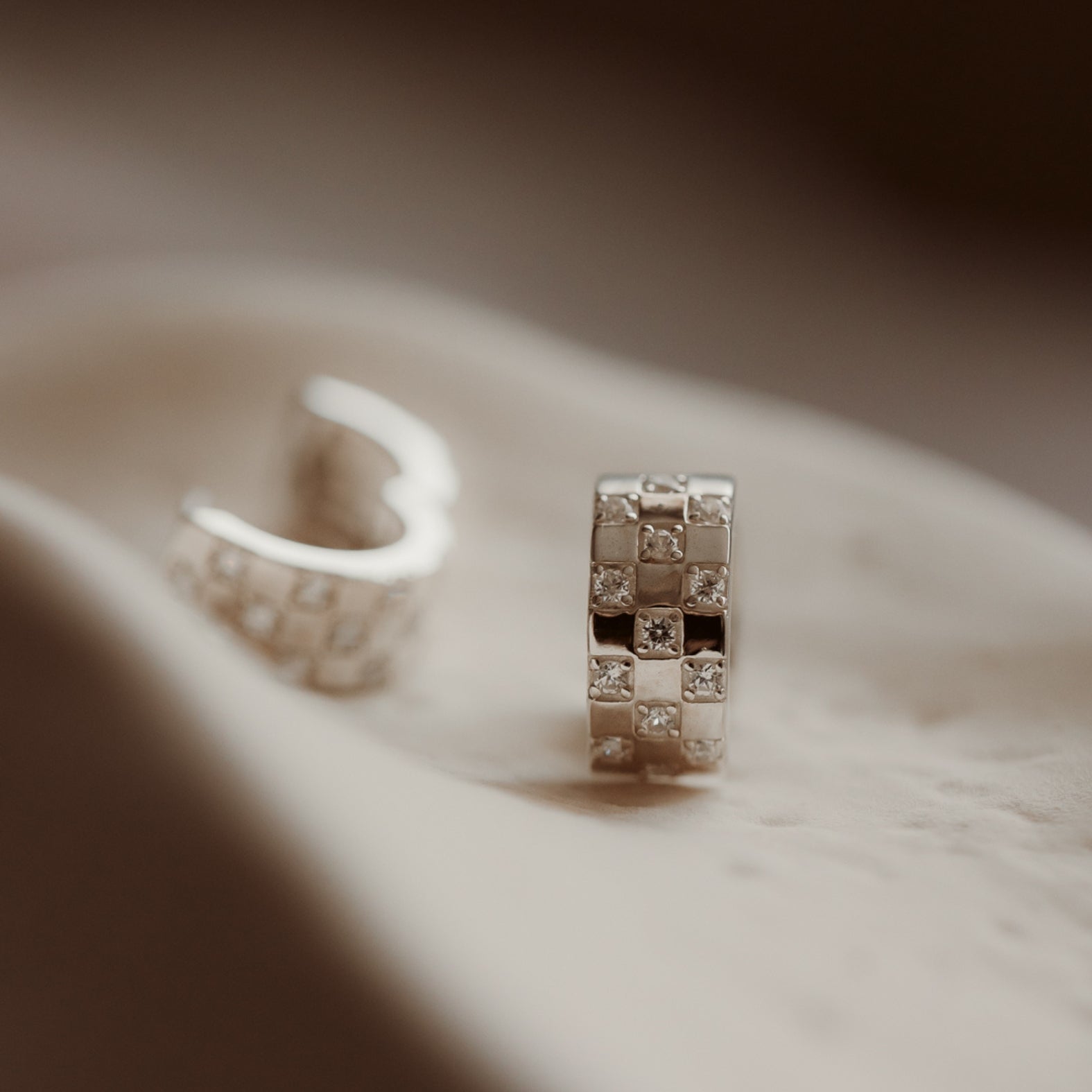 Orecchini in argento Circle - Zirconia - Indira