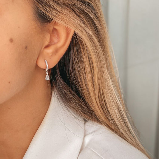 Orecchini in argento Devi - Zirconia - Indira