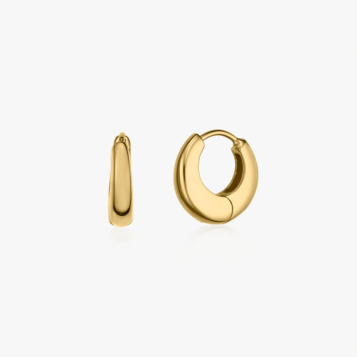 Orecchini in argento Golden Mini Dome - Indira