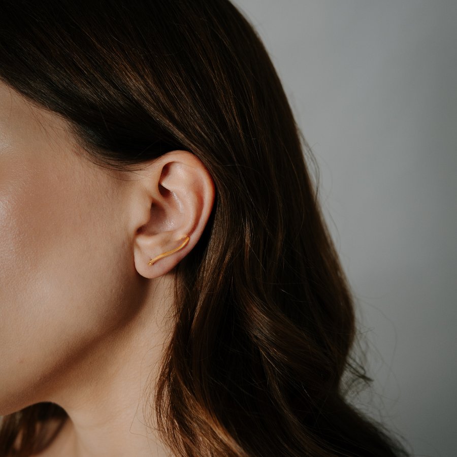 Orecchini in argento Golden Swift - Indira