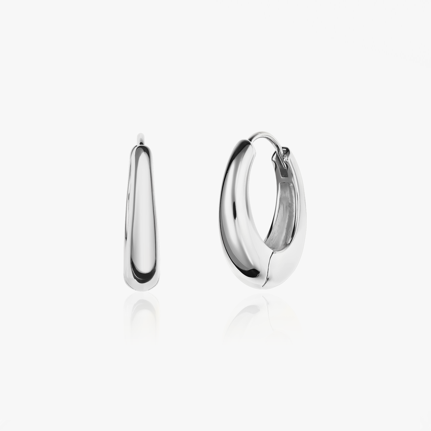 Orecchini in argento Maxi Dome - Indira