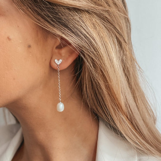 Orecchini in argento Never Let You Go - Perle Naturali - Indira