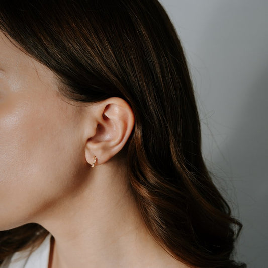 Orecchini in oro Carreau - Zircone - Indira