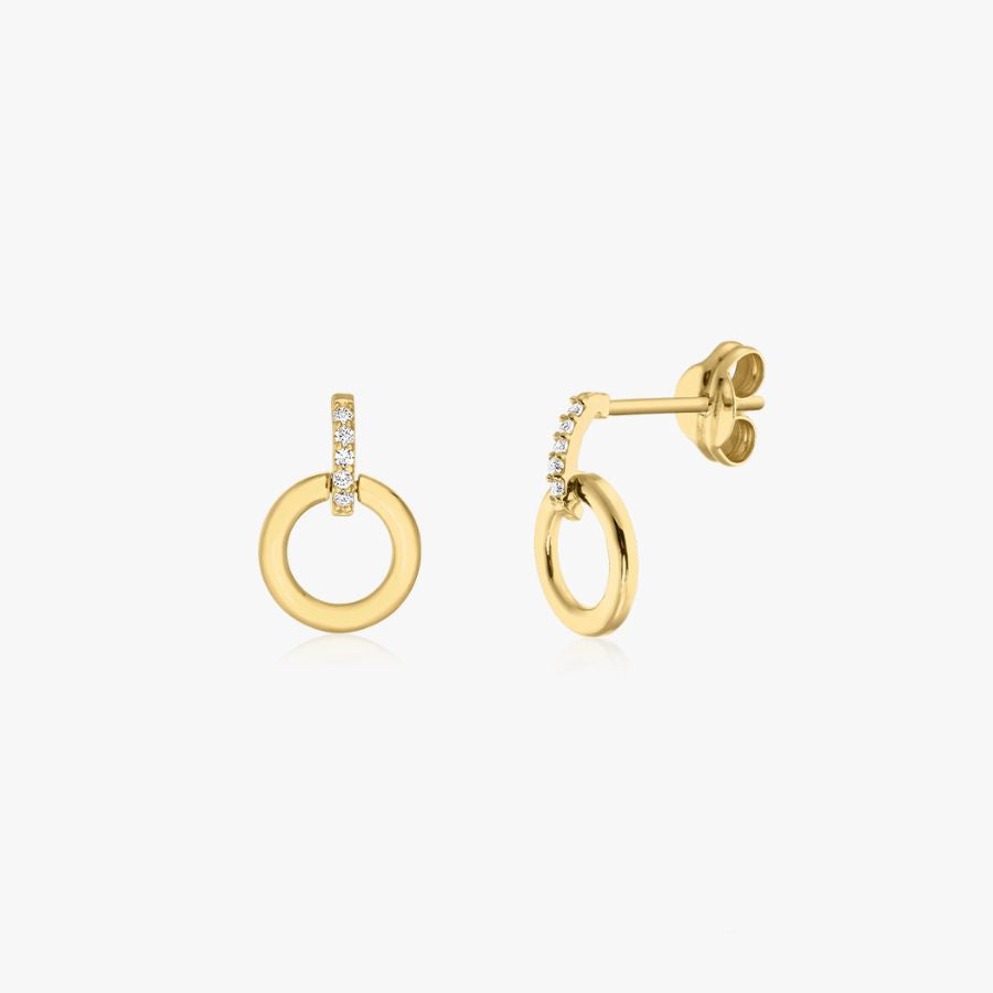 Orecchini in oro Eternal Circle - Indira