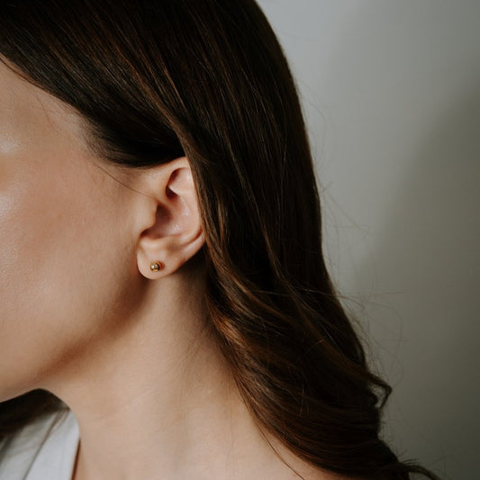 Orecchini in oro Pointelle - Indira