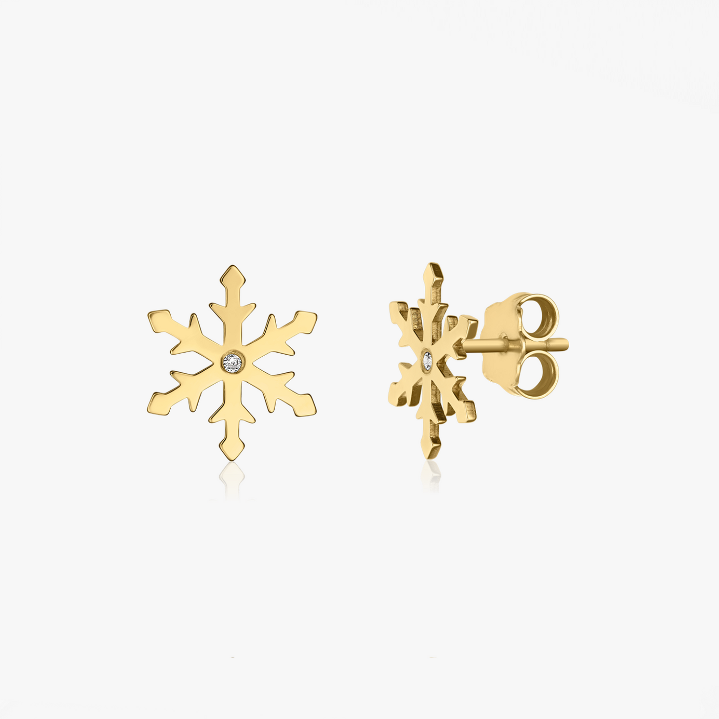 Orecchini in oro Snow - Diamanti - Indira