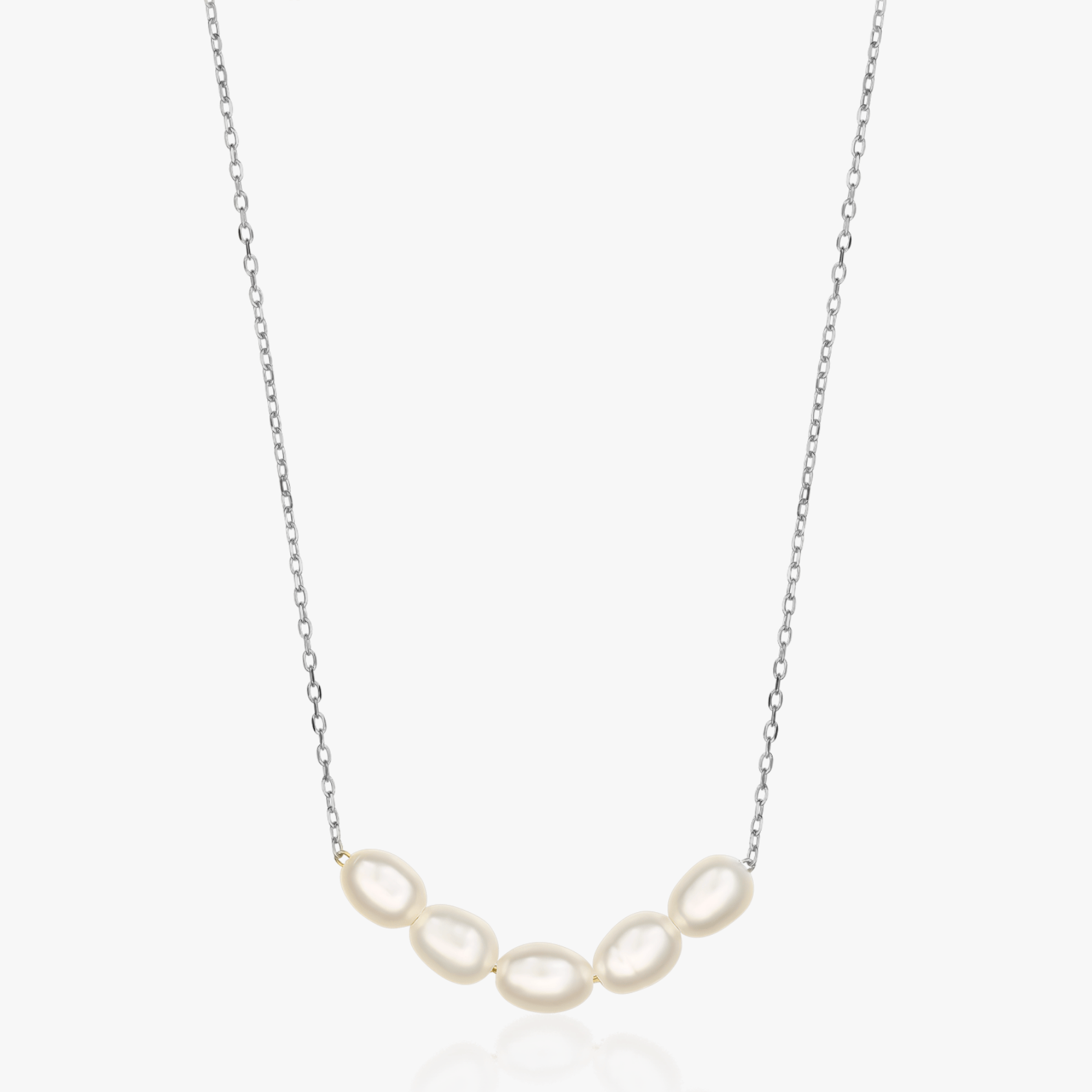 Collana in argento Maia - Perle Naturali - Indira