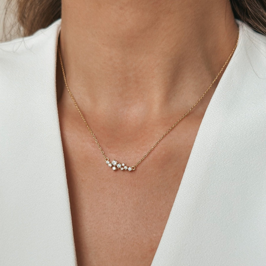 Collana in argento Golden Constellation - Indira