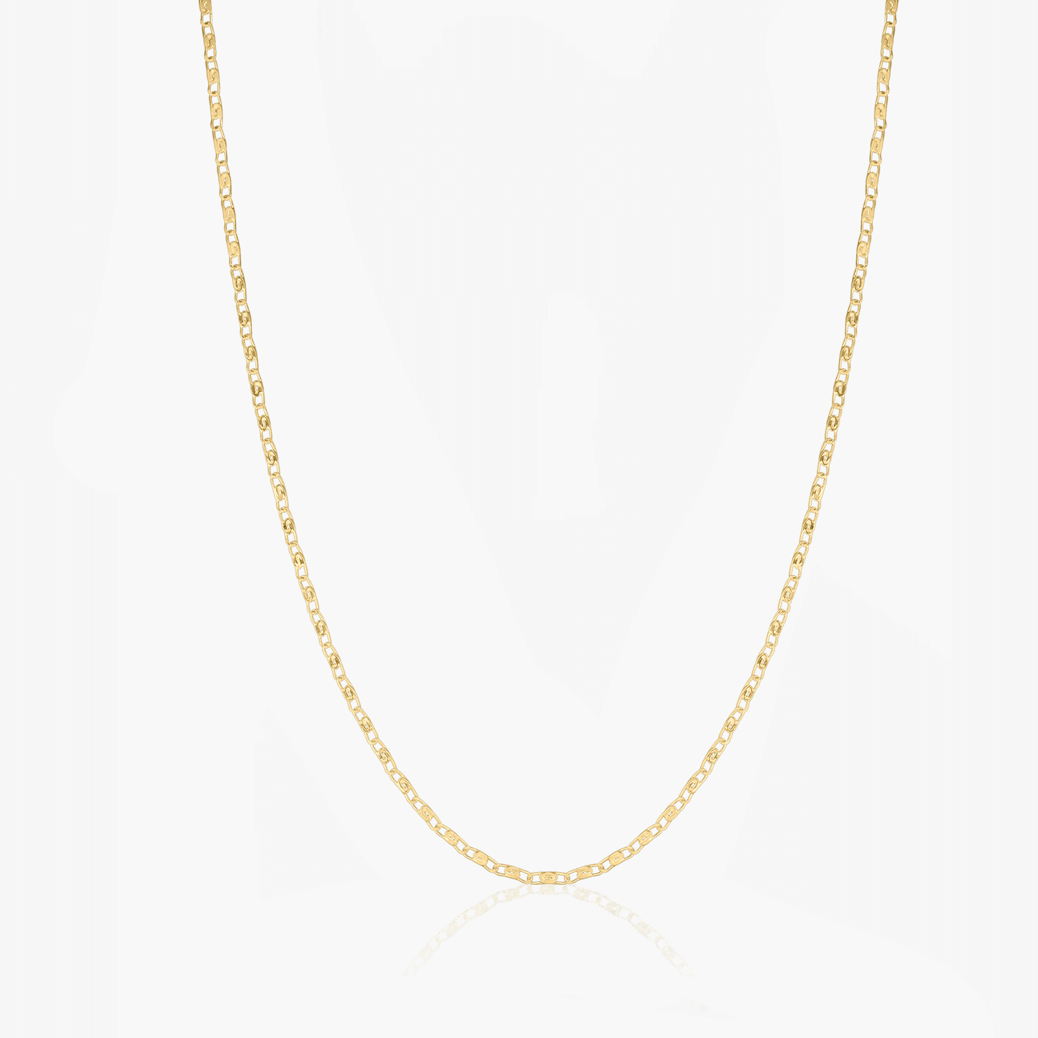 Collana in argento Golden Anchor - Indira