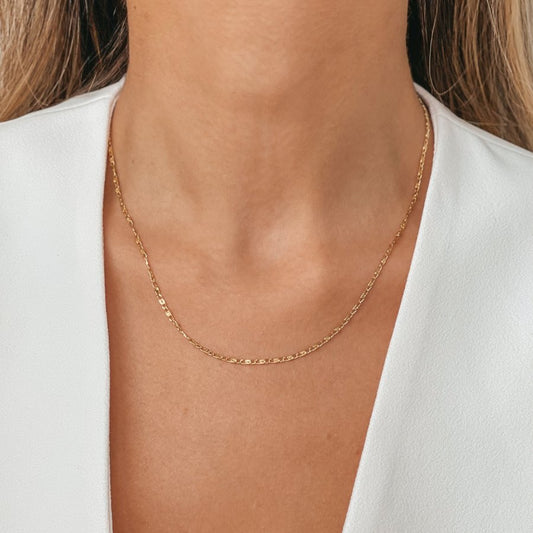 Collana in argento Golden Anchor - Indira