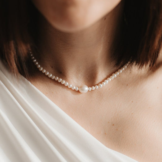 Collana in argento Chanti - Perle coltivate - Indira