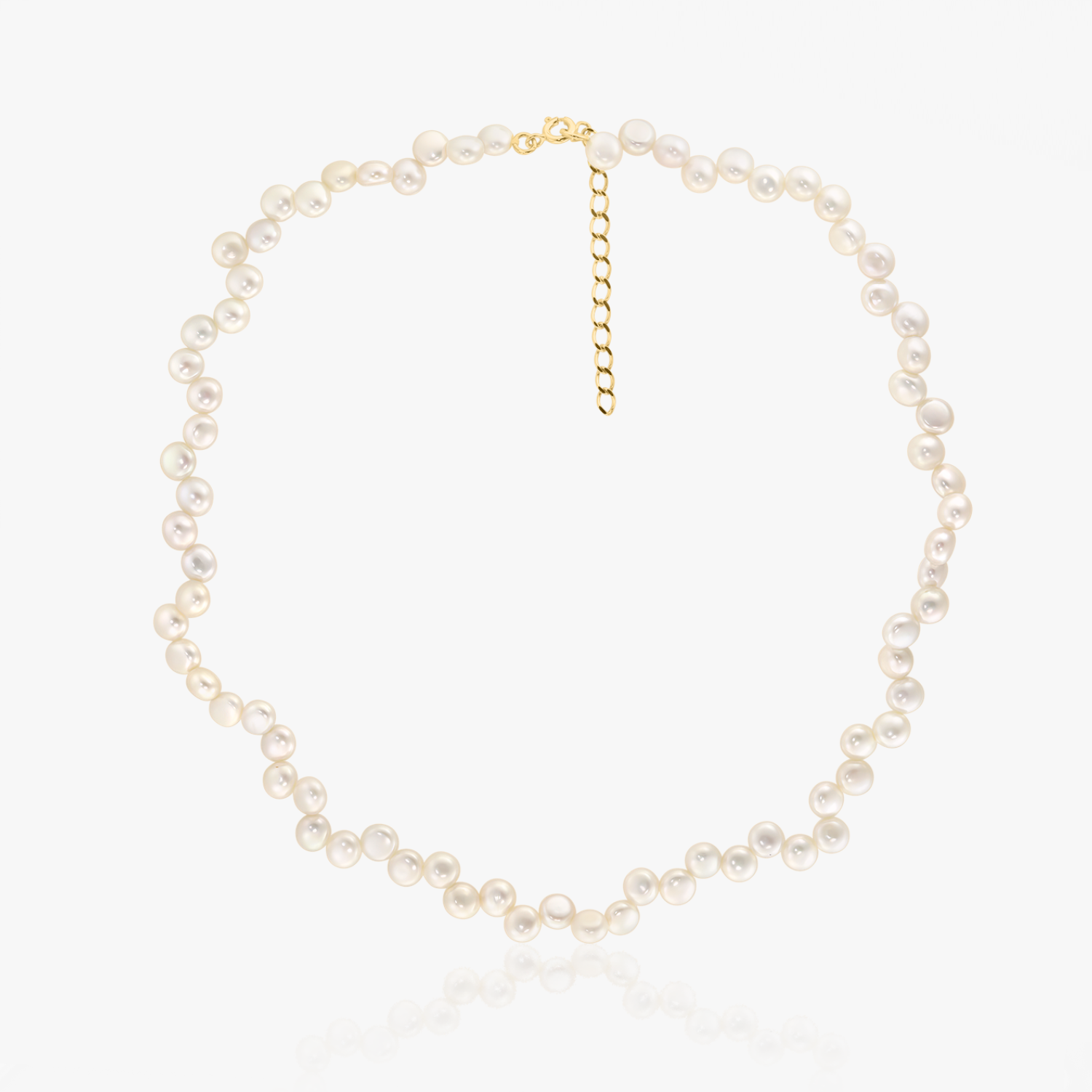 Collana in argento Golden Harmony - Perle Naturali - Indira