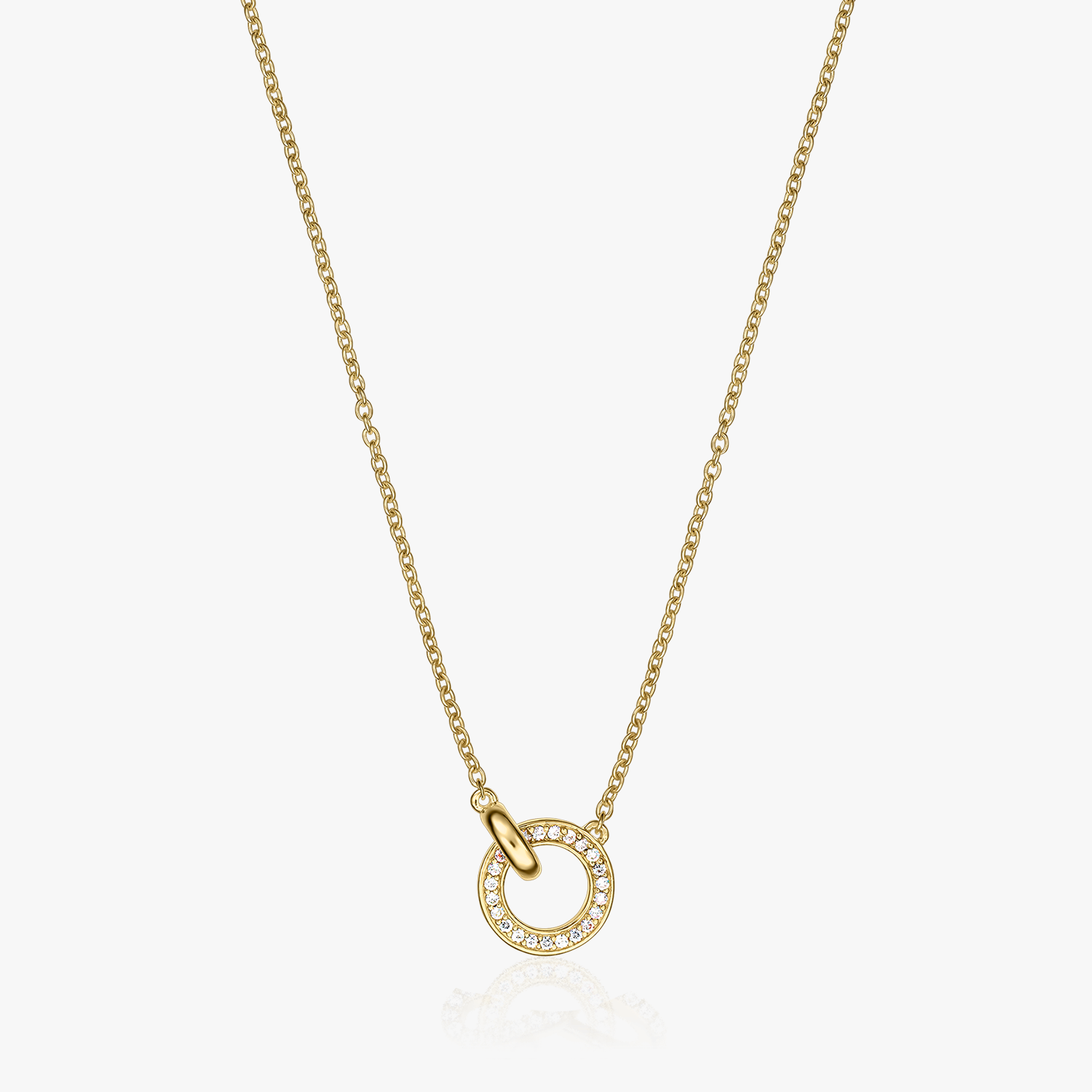 Collana in argento Golden Linked - Indira