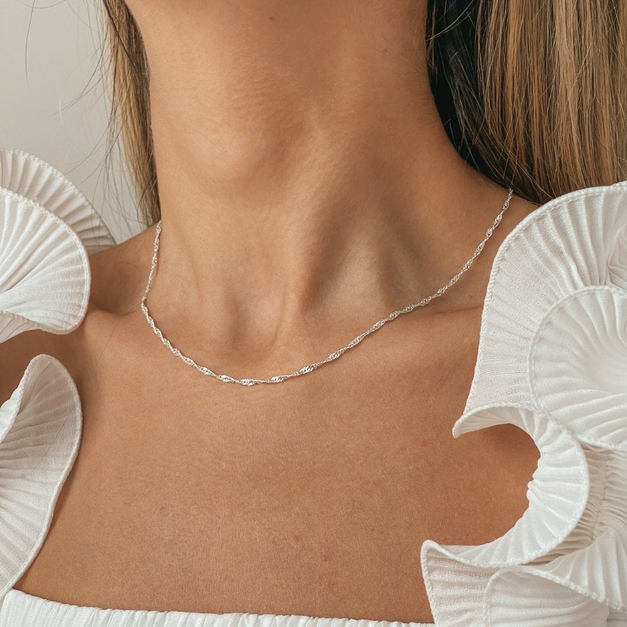 Collana in argento Singapore - Indira