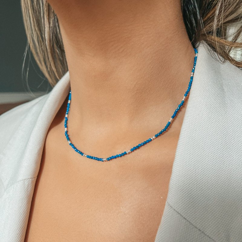 Collana in argento SummerScape - Lapis Lazuli - Indira