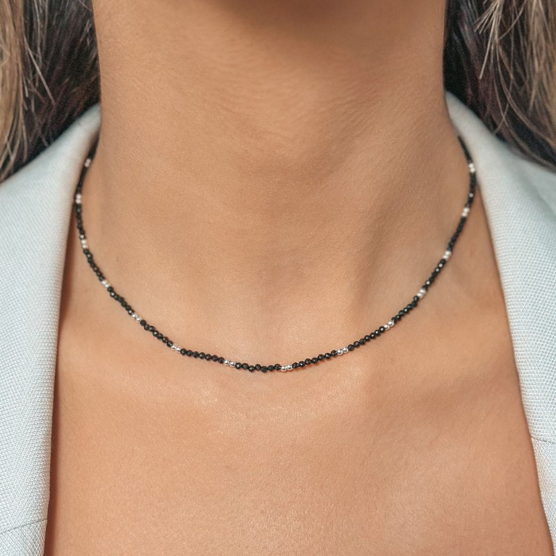 Collana in argento SummerScape – Black Spinel - Indira