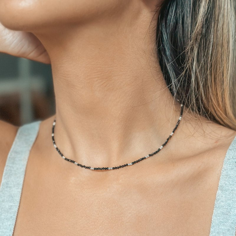 Collana in argento SummerScape – Black Spinel - Indira