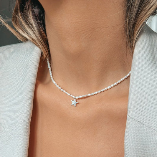 Collana in argento Tiana - Perle Naturali - Indira