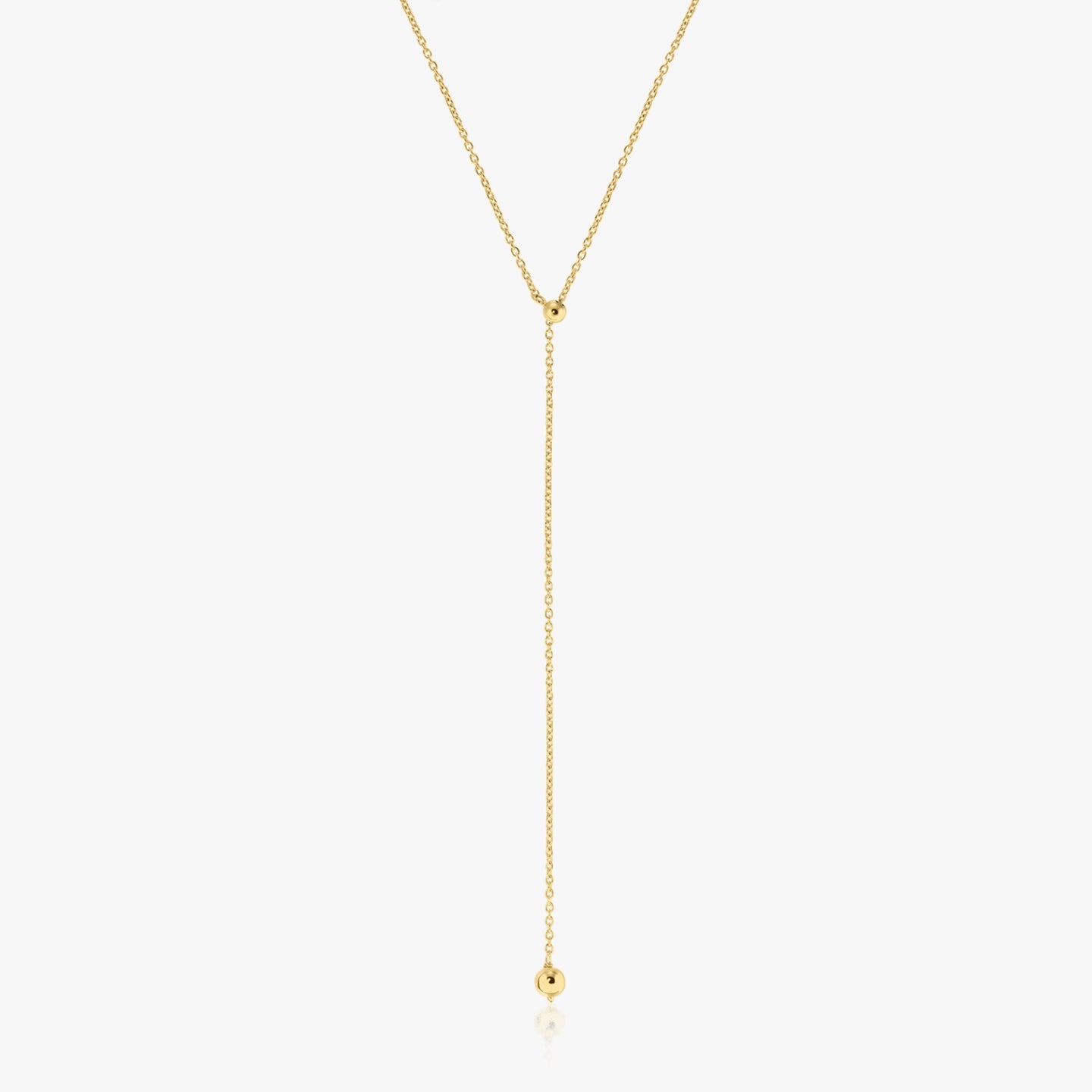 Collana in argento placcato oro Bola - Indira
