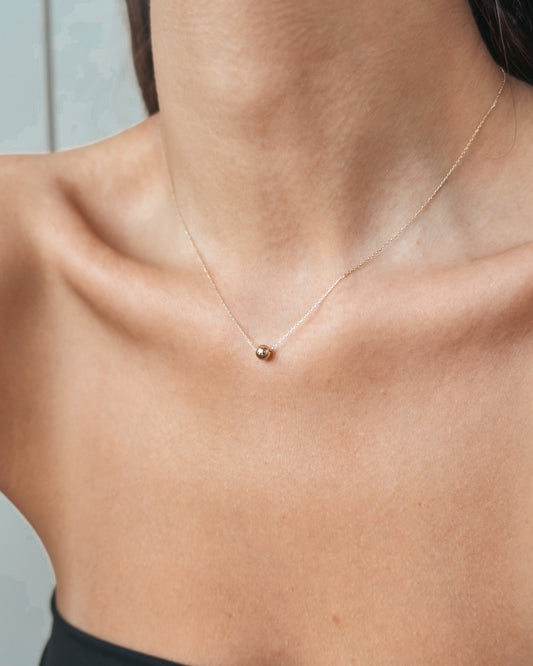 Collana in oro giallo Golden Sphere - Indira