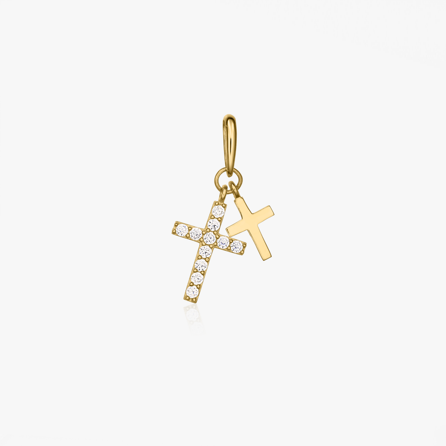 Pendente in oro Double Cross - Indira