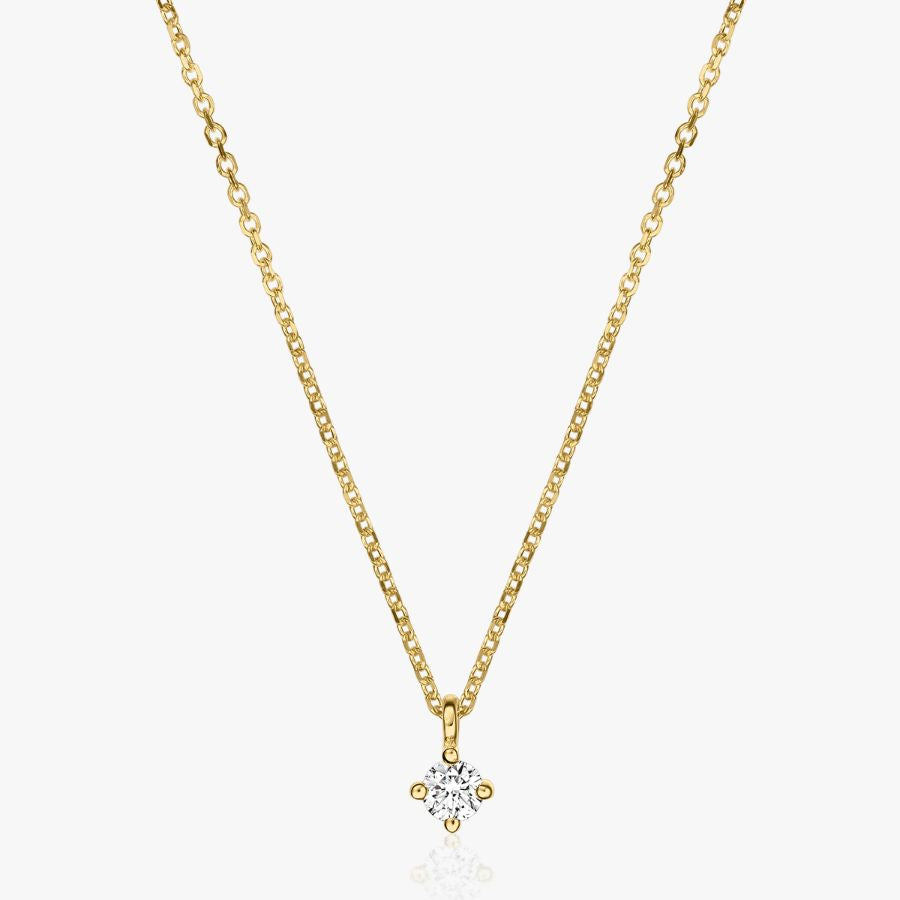 Collana in oro Timeless - Diamante 0,05 CT - Indira