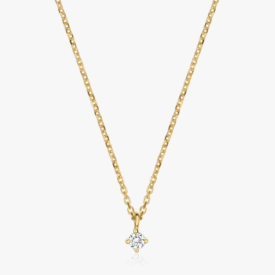 Collana in oro Timeless - Diamante 0.03 CT - Indira