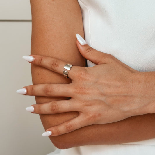 Anello in argento Bennett - Regolabile - Indira