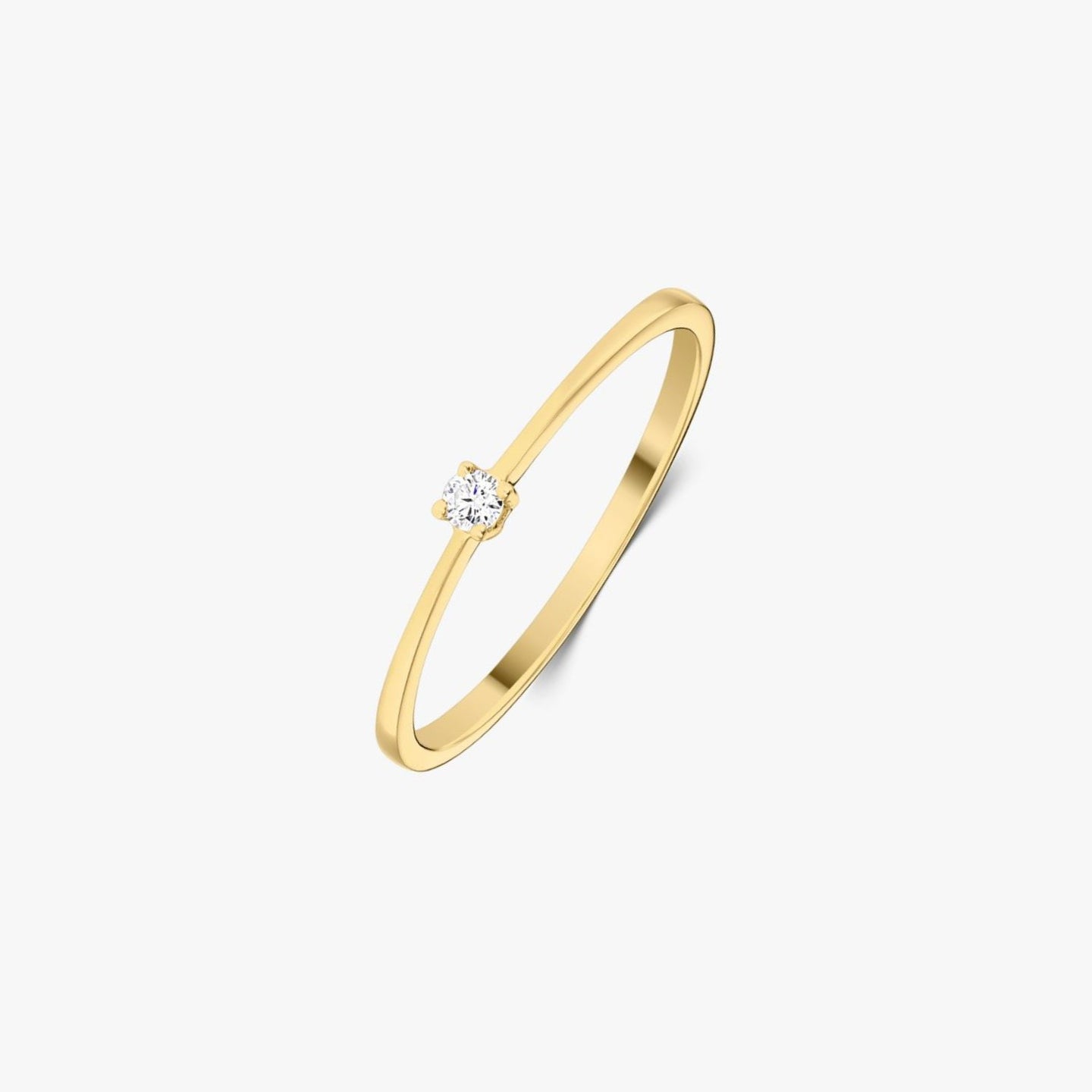 Anello in oro Timeless - Diamante 0.03 CT - Indira