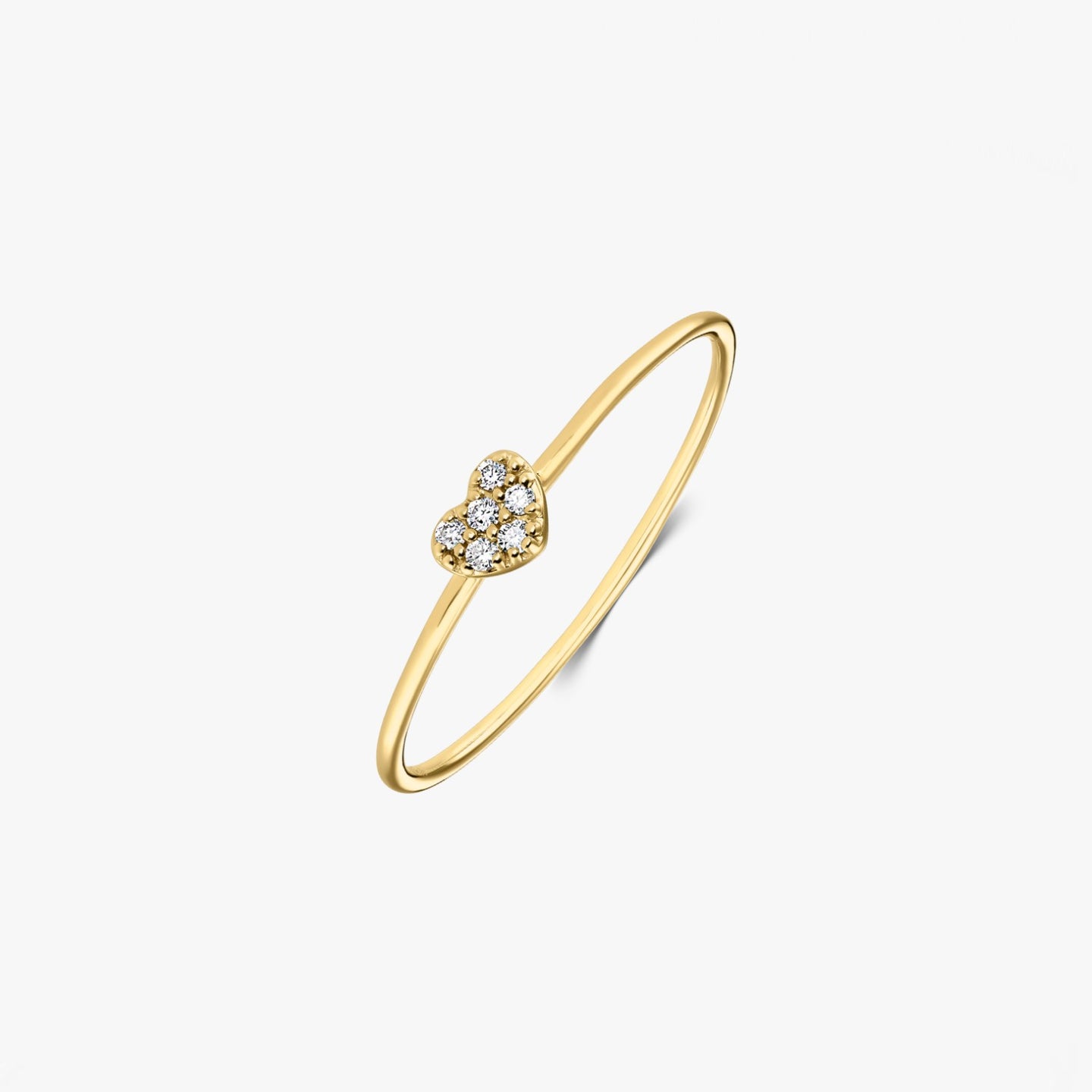 Anello in oro giallo Alma – Diamanti - Indira