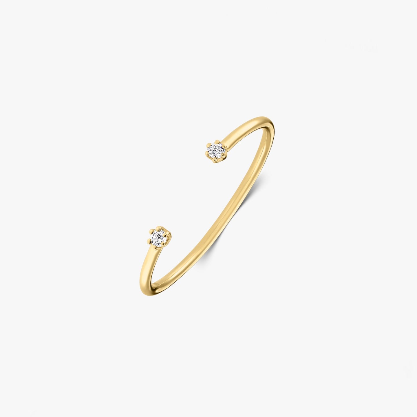 Anello in oro giallo Ava – Diamanti - Indira