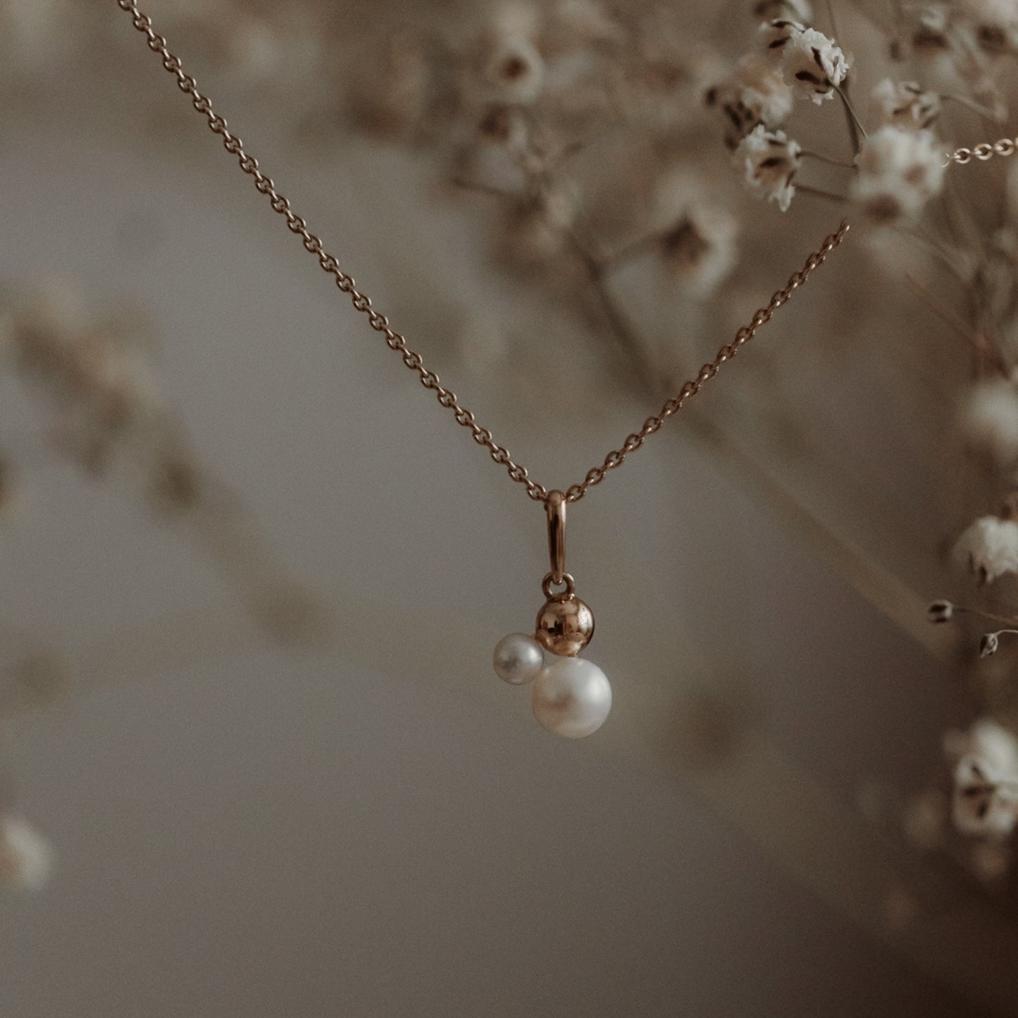 Pendente in oro Lora - Perle Naturali