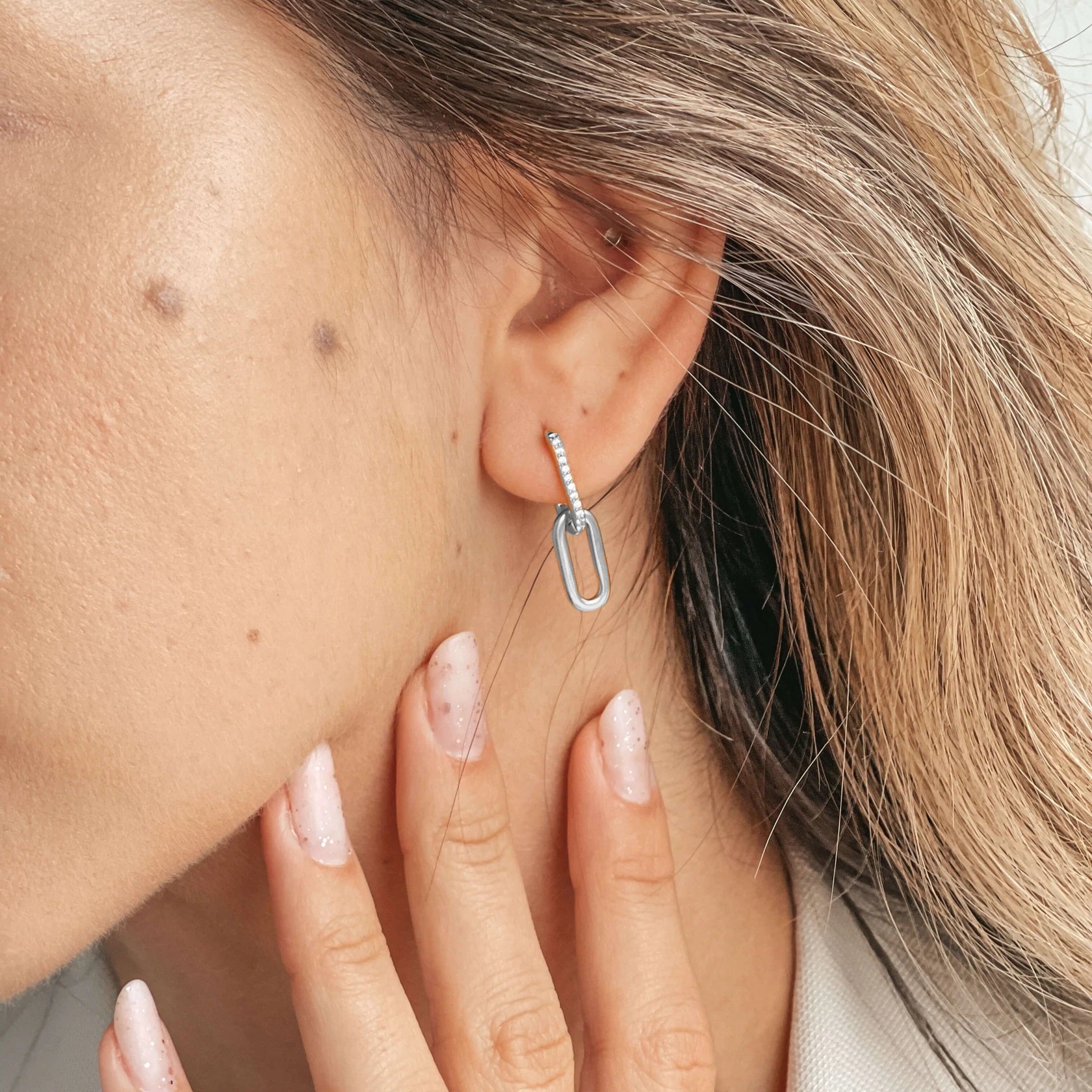 Orecchini in argento Jessica - Zirconia - Indira