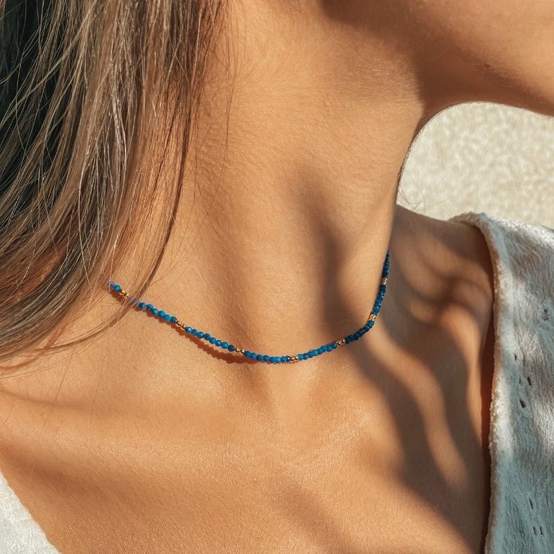 Collana in argento Golden SummerScape - Lapis Lazuli - Indira