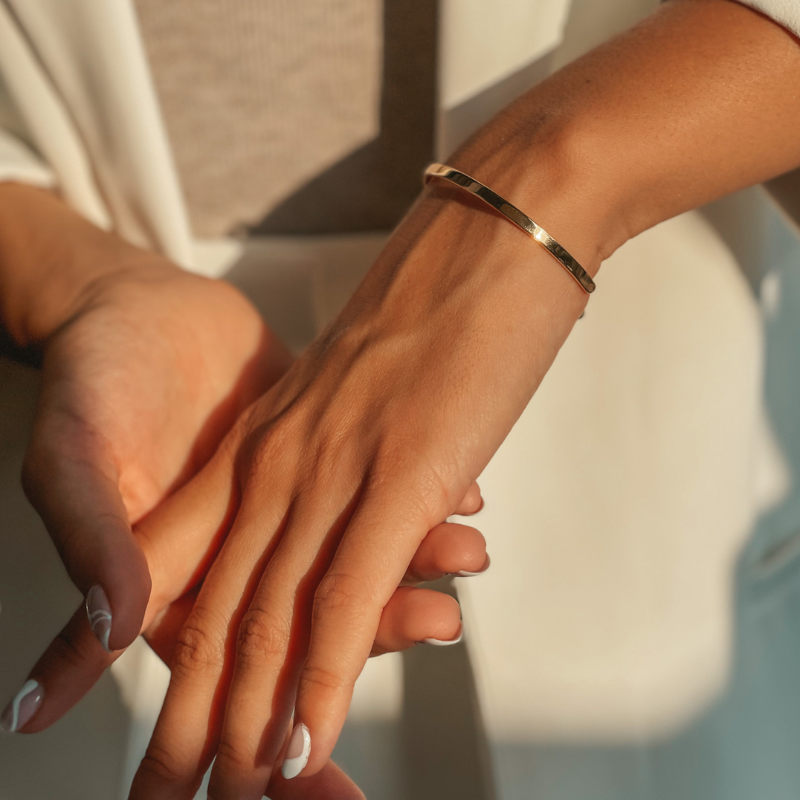 Bracciale in argento Minimal Golden - Indira