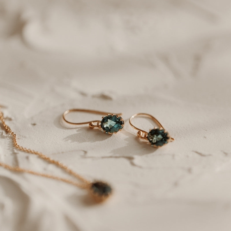 Orecchini in argento Golden Serene - Topazio London - Indira