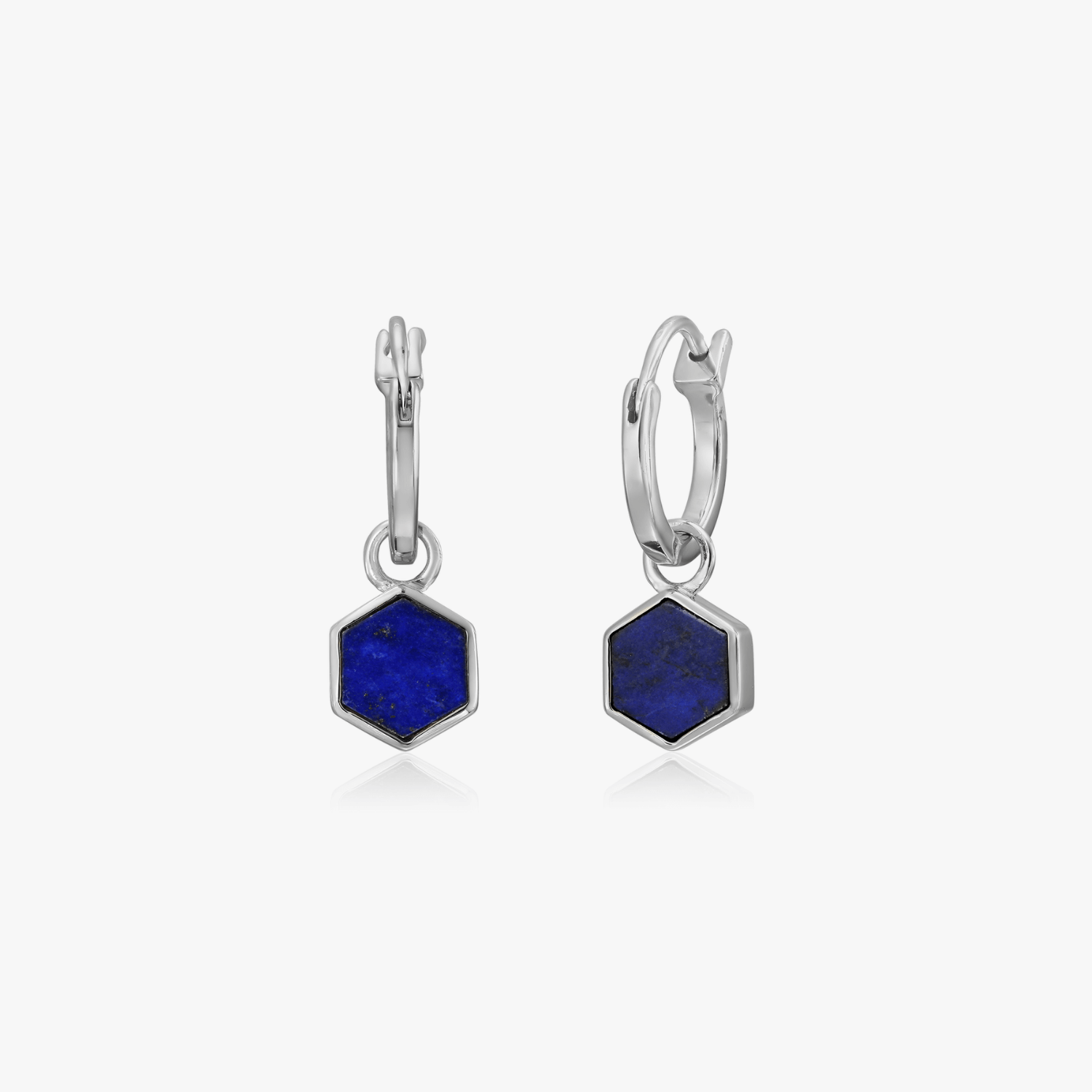 Orecchini in argento Charlotte - Lapis Lazuli - Indira