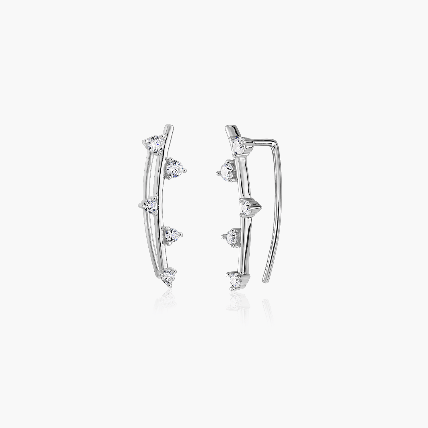 Orecchini in argento Ivy - Zircone - Indira