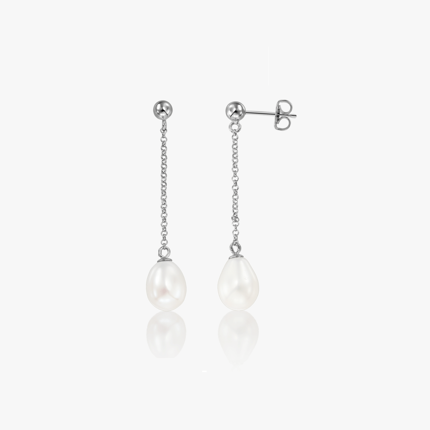 Orecchini in argento Khloe - Perle naturali - Indira