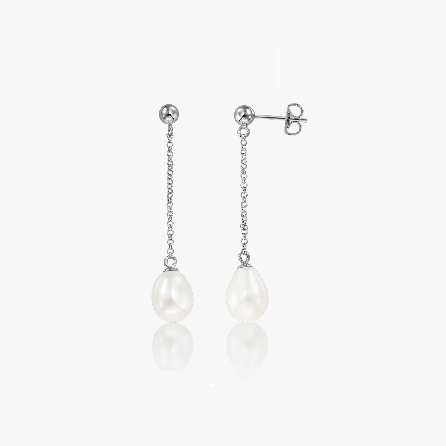 Orecchini in argento Khloe - Perle naturali - Indira
