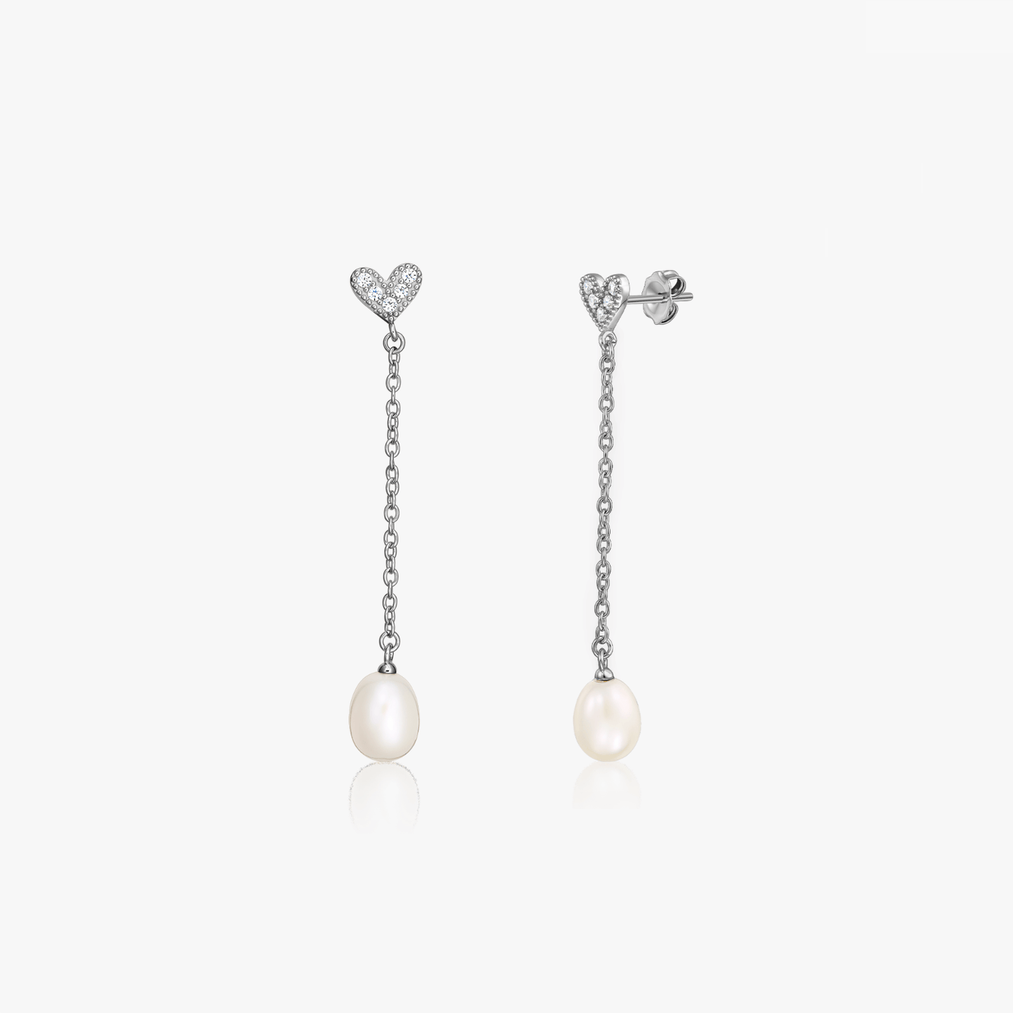 Orecchini in argento Never Let You Go - Perle Naturali - Indira