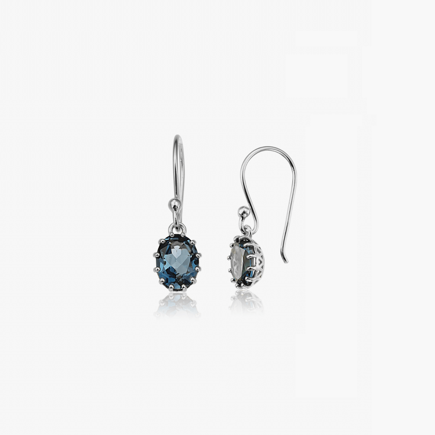 Orecchini in argento Serene - Topazio London - Indira